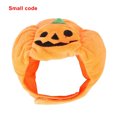 thumbnail image 2 of Pet Cap Pumpkin Shape Halloween Cap Adjustable Polyester Cosplay Animal Hat Decoration, S, 2 of 8