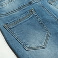 thumbnail image 5 of KIDSCOOL SPACE Boys Jeans;Little Boy Elastic Band Inside Washed Soft Stretch Slim Denim Pants;6-7 Years, 5 of 6