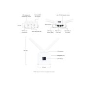 Ubiquiti UniFi UMR - Wireless router - WWAN 1GbE 2.4 GHz - DIN rail mountable, wall-mountable AT&T