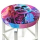 thumbnail image 3 of Balery Neon Skull With Milkshake Fundas de asiento para taburete de bar redondo de tela de terciopelo ajustables que protegen de arañazos y manchas para sillas de 14 a 17 pulgadas.-12 inch, 3 of 7