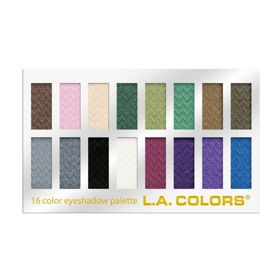 L.A. COLORS 16 Color Eyeshadow, Smokin, 1.019 fl oz