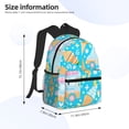 thumbnail image 4 of Easygdp Icecream Truck Casual Laptop Backpack, Large Capacity Schoolpack for School, Travel, Business, 4 of 8