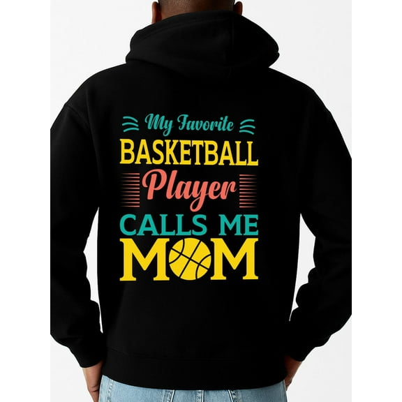 Basketball Mom Hoodie sweatshirt Christmas for men sweater hoodie black Perfect for Fall & Winter pullovers dames glitter elegant Basic Unisex Shirt Graphic Tee tshirts