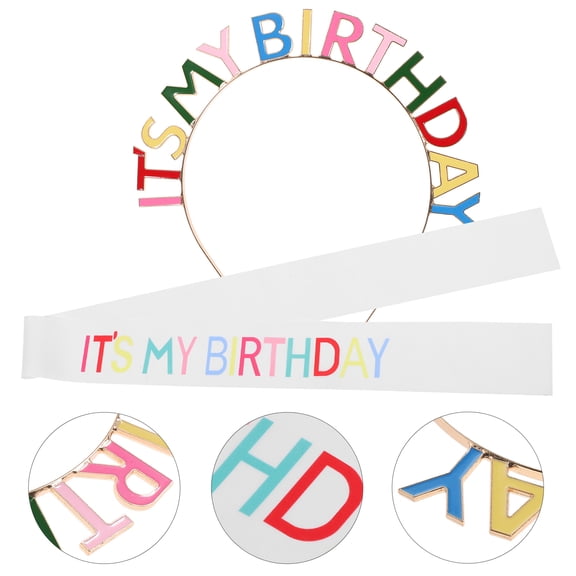 PAMINGONO 1 Set Crown For Girls Assorted Color Comfortable For Birthday Party Accessories