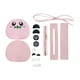 thumbnail image 5 of Kit para hacer bolsos de cuero DIY, bolso de mujer, bolso tejido, bolso de hombro, material de costura Rosado, 5 of 9