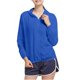 thumbnail image 2 of TaTaai Linen V Neck Casual Blouse, Women's Breathable Loose Fit Top with Long Sleeves, Soft Shirt for Outdoor Wear and Work Gift, 2 of 3