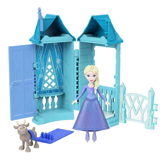 Disney Frozen Small Doll Playset with 5 Surprises Including Anna or Elsa (1 Doll; Character Varies)
