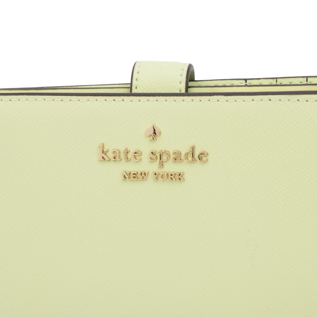Kate Spade New York Women's Madison Saffiano PVC Medium Compact Bifold Wallet (Matcha Latte)