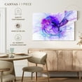 thumbnail image 5 of Elephant Stock Abstract Purple Strands Wall Art - Horizontal Canvas Wall Art - Living Room Wall Decor - Abstract Canvas - Blue And Beige Decor - 36" x 24", 5 of 6