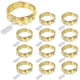 thumbnail image 1 of 12 paquetes de luces de hadas JanHm 20 LED 2 m alambre plateado impermeable IP65 Blanco cálido, 1 of 5