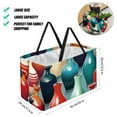 thumbnail image 2 of Bowling Large Capacity Foldable Oxford Cloth Cube Organizer with Reusable Laundry Basket, Storage Bag, and Laundry Organizer, 2 of 7
