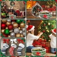 thumbnail image 4 of 2 Pack Wreath Storage Container Christmas Clear Xmas Wreath Storage Bag 30 Inches Christmas Plastic with Dual Zippers and Reinforced Handles Xmas Garland Container for Xmas Seasonal Wreath, 4 of 8
