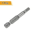 thumbnail image 3 of Uxcell H4.0 Hex Head Drill Bit Wrench 4mm Metric Flat Tip 1/4" Hex Shank 50mm (2") Long Magnetic Hexagonal Screw Driver Socket Screwdriver Bits, 3 of 7