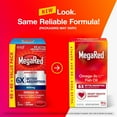 thumbnail image 5 of MegaRed Advanced 6x Better Absorption Omega-3 Fish Oil Softgels, 800 mg, 80 Ct, 5 of 10