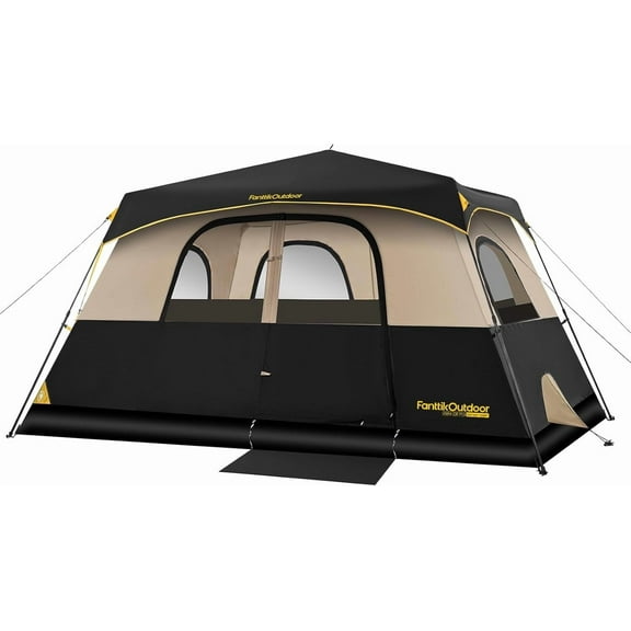 FanttikOutdoor Camping Tent 8 Person Instant Cabin Tent Setup in 60 Seconds