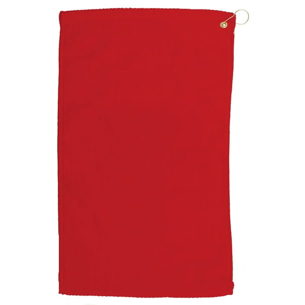 The Pro Towels Velour Fingertip Golf Towel - RED - OS - Walmart.com ...