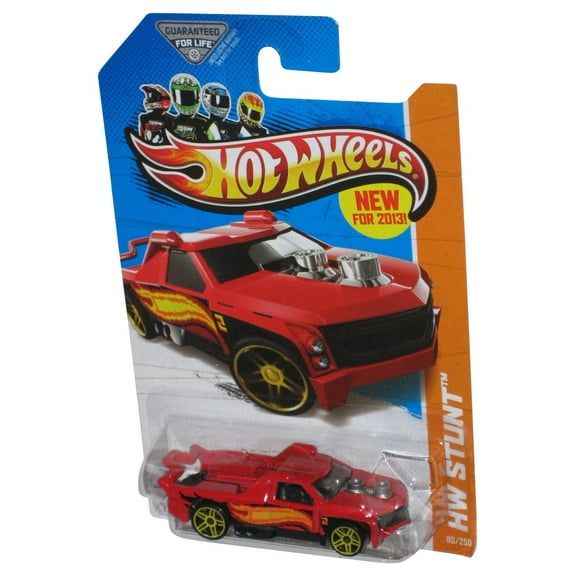 Hot Wheels HW Stunt (2013) Red Fig Rig Die-Cast Toy Car 80/250