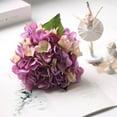 thumbnail image 5 of SHIMELE Artificial Flower Bouquets - Realistic Silk Flowers for Home Decoration, Wedding Centerpieces, Party Decor - 40cm Hydrangea Fake Flowers, 5 of 7