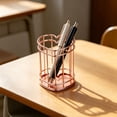 thumbnail image 5 of Metal Pen Holder Desk Organizer, Makeup Brushes Cup, Multi Purpose Pencil Storage Caddy For Home Office, Sleek And Sturdy Design (Multicolor ,10*8), 5 of 9