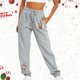 thumbnail image 2 of Gibobby leggings gluteos deportivo Pantalones deportivos con estampado de animales navideños para mujer, pantalones cálidos, pantalones informales ajustados（Gris， L), 2 of 4