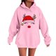 thumbnail image 3 of MHFRRA Sudadera con Capucha para Parejas, Divertida y A Juego, de Manga Larga, Estilo Informal y Deportivo Rosa, 3 of 5