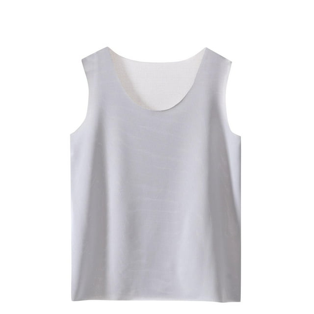 VEKDONE Chemise de Base Confortable et Respirante pour Enfants, Couleur Unie, Col Rond, Taille Moyenne, Été