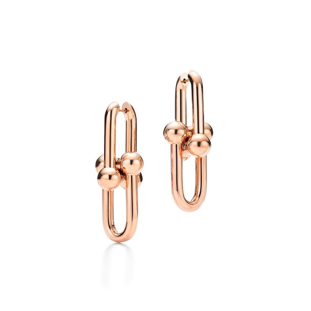 Pendientes De Plata De Oro Rosa 925 Tiffany Sparkles/Regalo De Cumpleaños