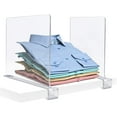 thumbnail image 3 of Sorbus Clear Acrylic Shelf Dividers for Shelves- 2 Pack, 3 of 8