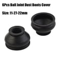 thumbnail image 4 of Housses de Bottes en Caoutchouc Noir Premium pour Embouts de Tige et Rotules (6 Pack), 4 of 4