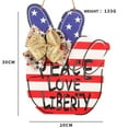 thumbnail image 6 of CSCHome American Independence Day Decorative Wall Hanging, Cottage Garden Decoration, 12x8inch Wooden Decorative Wall Sign, 6 of 7