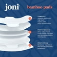 thumbnail image 4 of joni Organic Bamboo Overnight Pads with Double Wings, 34.5cm, 8ct, 4 of 8