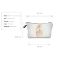 thumbnail image 2 of KAKOWELY 1Ud Bolsa De Maquillaje Con Cierre Estampada Flamenco Para Almacenamiento De Cosméticos Y Accesorios Múltiples, 2 of 8