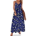 thumbnail image 1 of Vestido sin mangas con diseño vintage de pelota de tenis, vestido de verano 2024, vestido de manga larga para mujer, lindo, 1 of 7