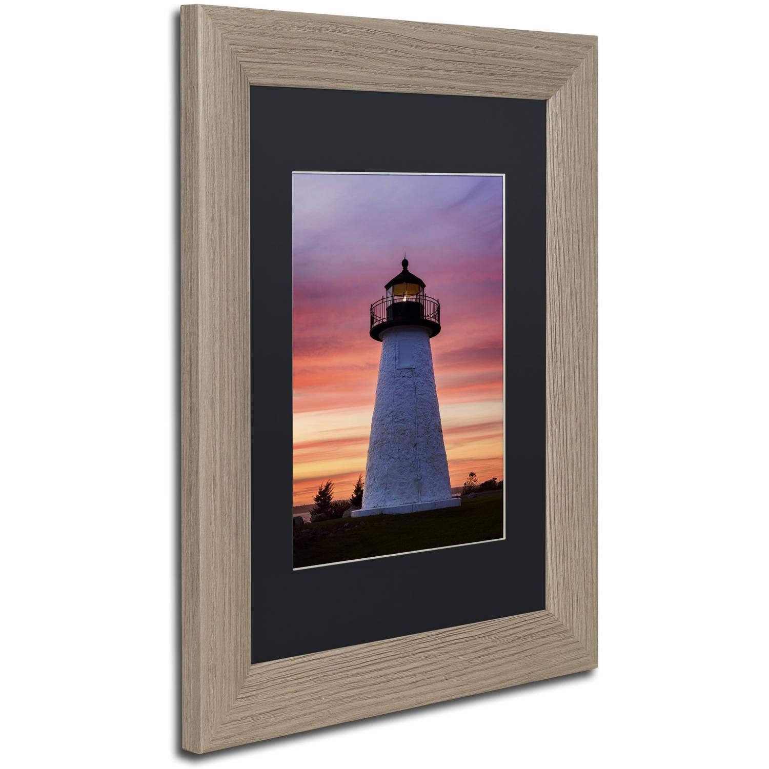 Trademark Fine Art "Needle in the Sky" Canvas Art by Michael Blanchette Photography Black Matte, Birch Frame