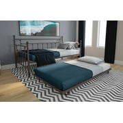 Underbed Trundle Frames Realrooms Maya Daybed Metal Frame And Trundle Bed Multiple Size Colors