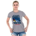thumbnail image 4 of All Downhill From Here Denver CO Womens Fitted Plus Size Graphic Tee Brisco Brands 2X, 4 of 5