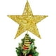 thumbnail image 1 of Árbol de Navidad con forma de estrella, adorno para la parte superior del árbol de Navidad, decoración para la parte superior del árbol, estrella navideña para árbol dorado brillante,, 1 of 5