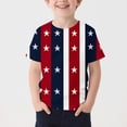 thumbnail image 2 of Afuyipoi Boys T-Shirts,Comfortable Short Sleeve Crew Neck Independence Day Clothes Multicolor 9-10T, 2 of 5