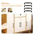 thumbnail image 3 of 8 Pcs Cabinet Door Handle Door Knob Dresser Drawer Pulls Black Cabinet Cabinet Handles Child, 3 of 6