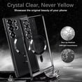 thumbnail image 4 of Entronix [Magnetic] Case Compatible with Galaxy S25 Ultra - [Clear Back] Luxury Glossy Cover, Blue, 4 of 8