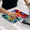 thumbnail image 7 of Tie-Dye Mouse Pad for Laptop Wireless Mouse Home Office Travel, Portable & Washable, 7 of 7