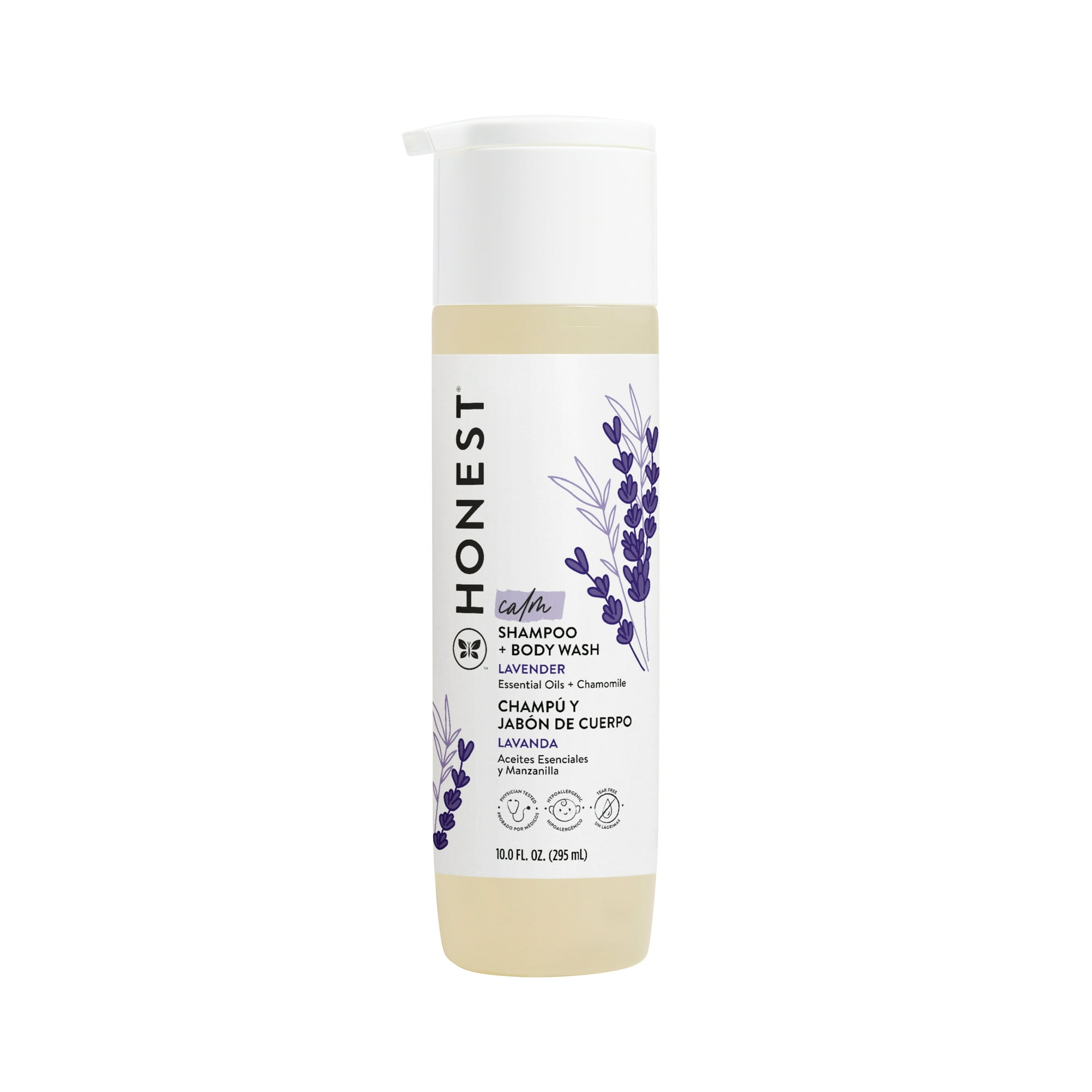The Honest Company 2-in-1 Baby Shampoo and Body Wash Calm Lavender 10 fl oz