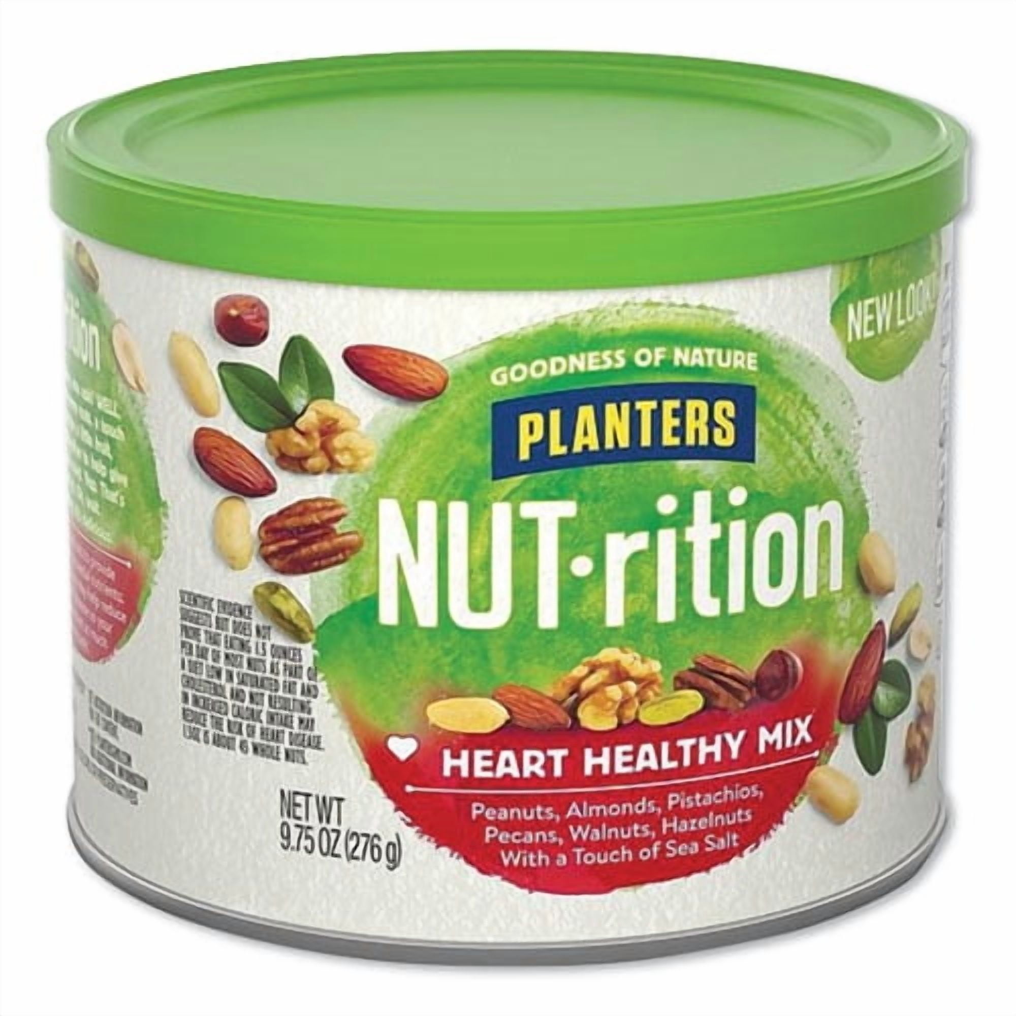 Nut-Rition Heart Healthy Mix, 9.75 Oz Can | Bundle of 10 Each