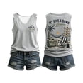 thumbnail image 4 of HCYSFG Womens My Give A Damn Is Broken Shirt V Neck Palm Tree Hammock Pattern Casual Tee Sleeveless Summer Beach Vacation Tank Top, 4 of 4