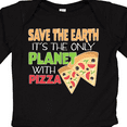 thumbnail image 4 of Inktastic Save the Earth. Its the Only Planet with Pizza. Boys or Girls Long Sleeve Baby Bodysuit, 4 of 5