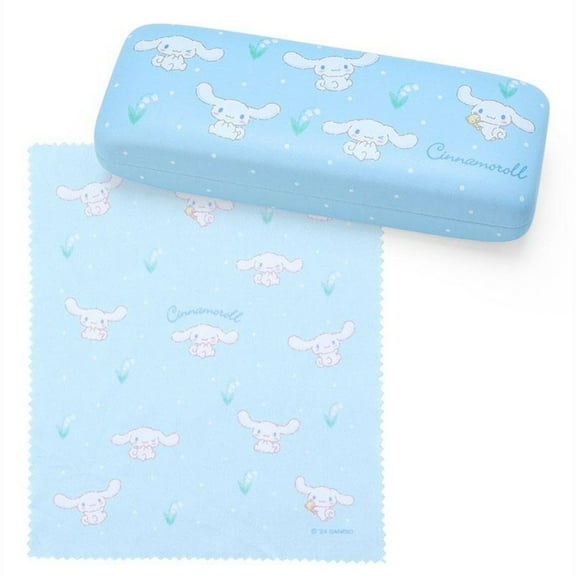 Sanrio Glasses Case and Cloth Cinnamoroll SANRIO