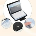 thumbnail image 4 of PU Leather Credit Card Organizer Slim (24 Small Cells for Memory Cards) Business Credit Card Book, Black Wallet Holder for Men Women, RFID Blocking Sleeve, Debit Cards Protector Organizer, 4 of 7
