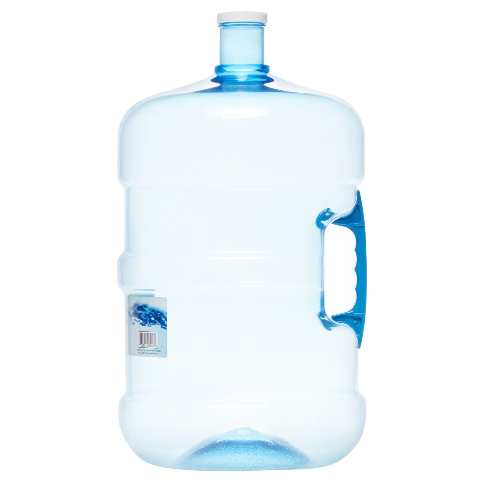 PureAqua BPA-Free Reusable Plastic Water Bottle Jug Container, Easy Grip  Carry Handle, Sports Residential & Commercial Use, Camping 5 Gallon