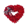 thumbnail image 4 of Corona del Día de San Valentín, corona roja en forma de corazón, regalos decorativos para el Día de San Valentín, decoración del Día de San Valentín Estilo B Macarena corona de corazon, 4 of 8