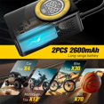 thumbnail image 3 of Car Tire Inflator Portable Air Compressor, Vehicle Pump with Digital Pressure Gauge LED Light, Cordless Automotive Tires Inflation Pump, Universal for Motorcycles Bikes -, 3 of 6